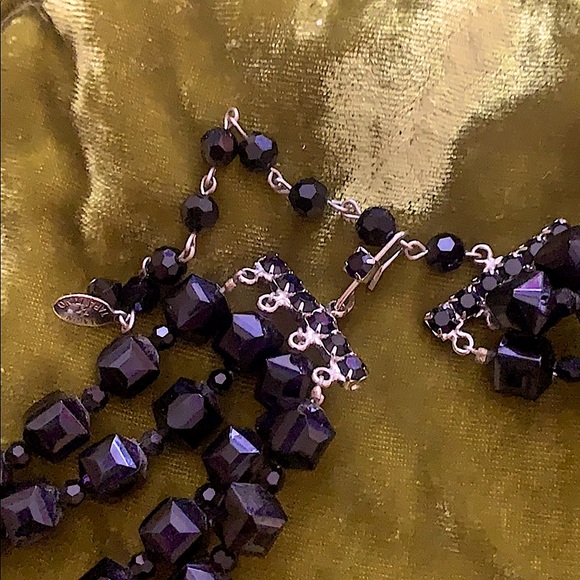 Vintage Tarina Tarantino Lucite Necklace - Picture 4 of 4